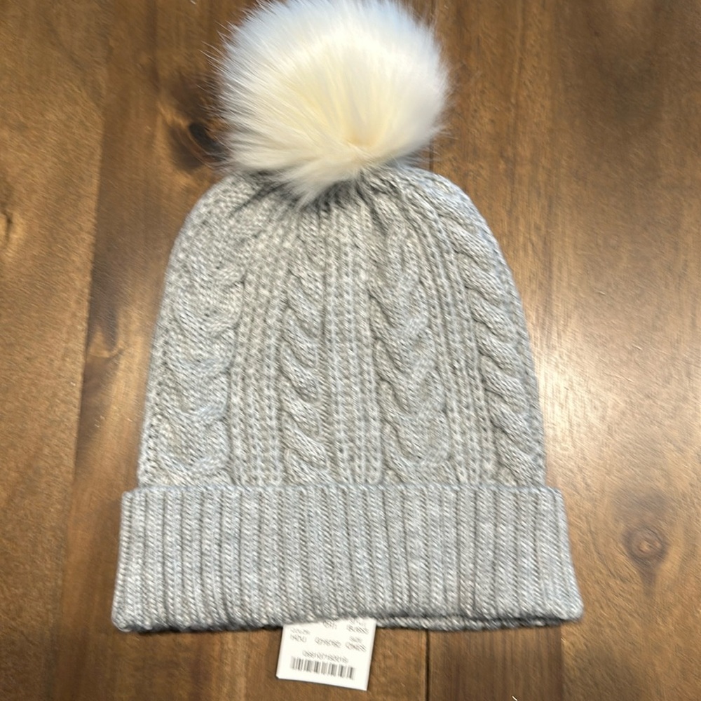 NWT - J Crew Knit Beanie Pom-Pom